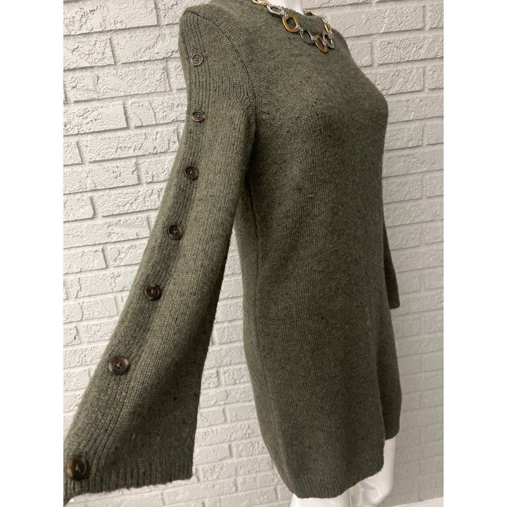 Madewell Donegal Button Sleeve Sweater Mini Dress Size XXS - Picture 9 of 11